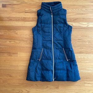 Anorak long vest - beautiful blue - excellent condition